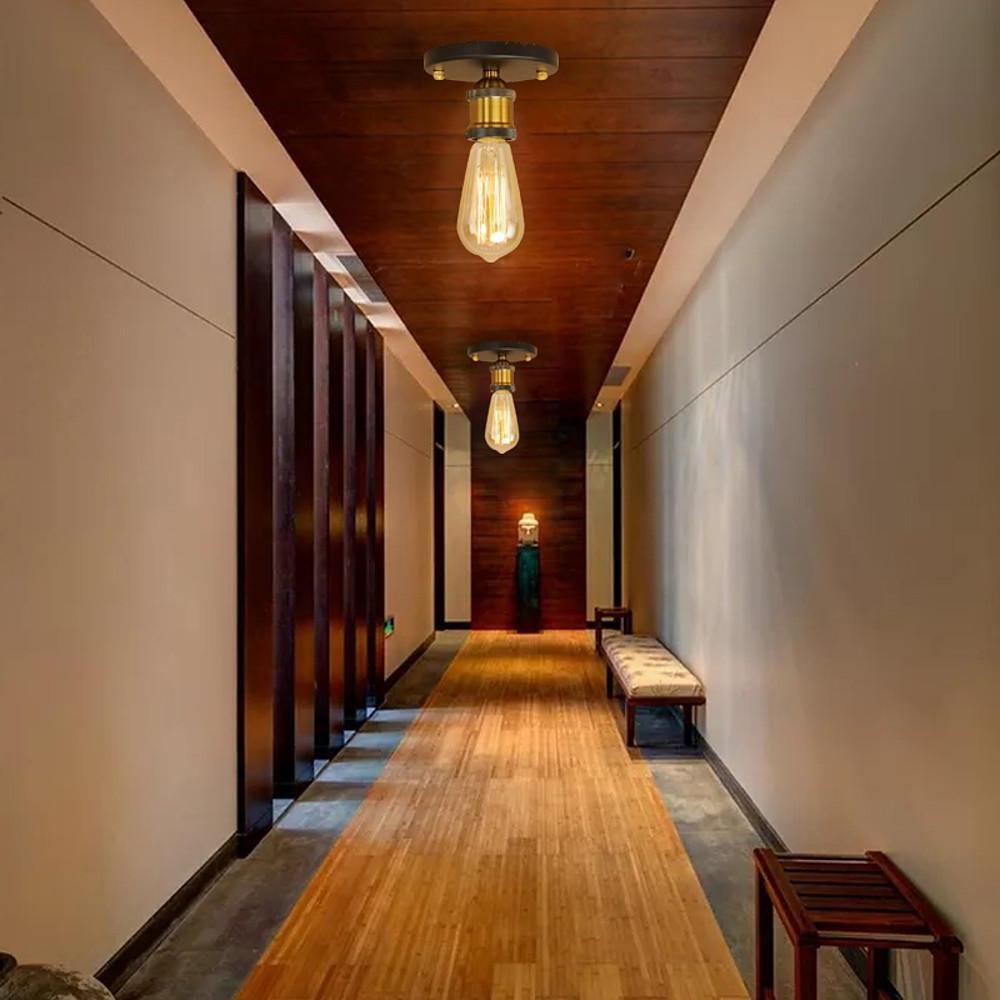 5'' Mini - style Rustic LED Retro Flush Mount Lighting Ceiling Light