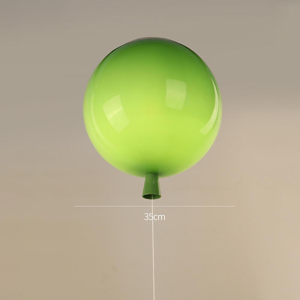 8'' LED 1-Light Globe Design Flush Mount Lights Glass Metal-dazuma