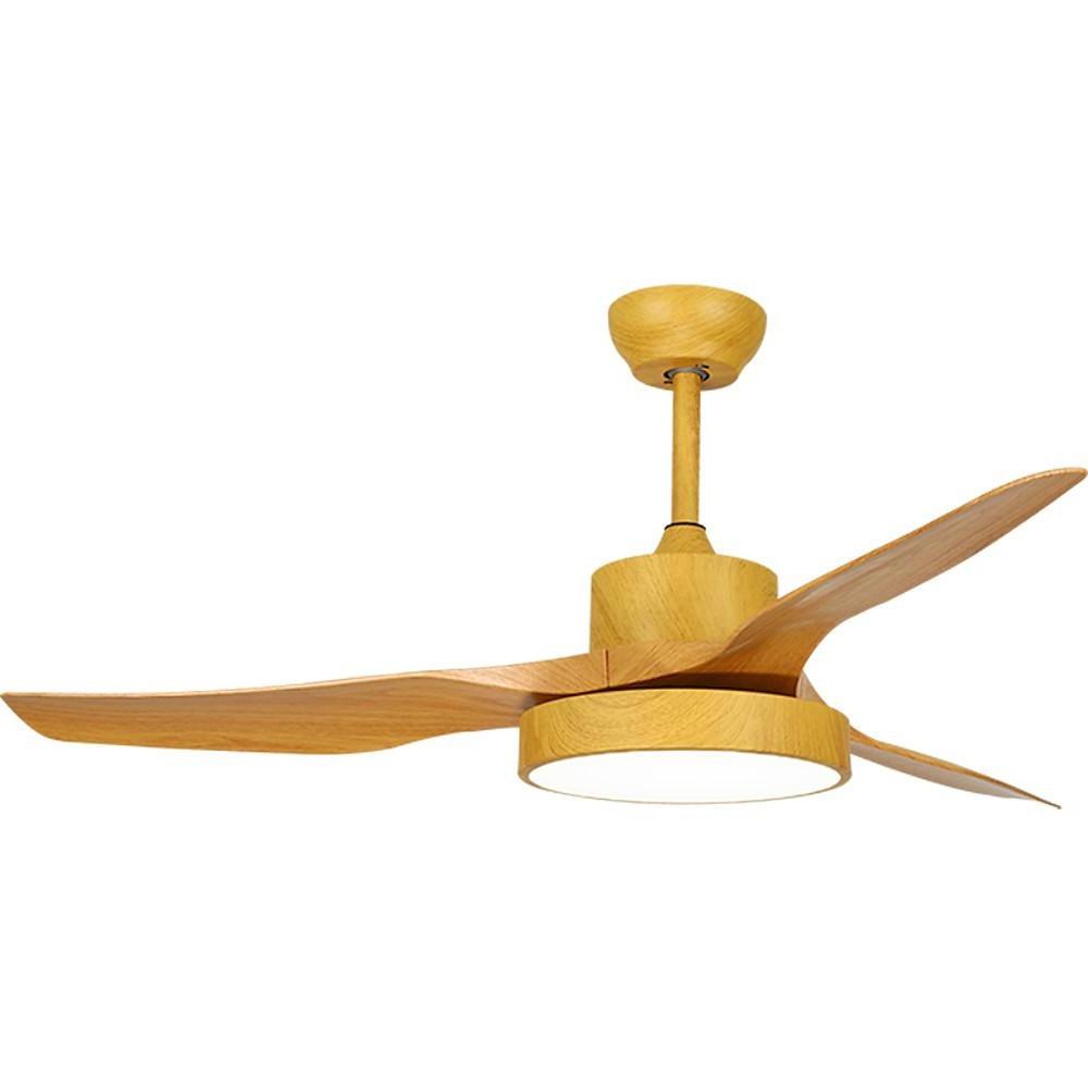 3 - Blade Rustic Ceiling Fans with LED Light