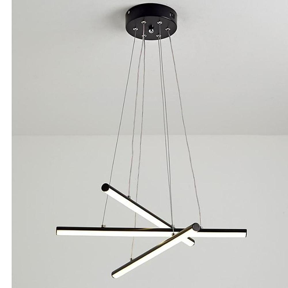 3 - piece LED Strip Linear Modern Chandelier Pendant Light Hanging Lamp