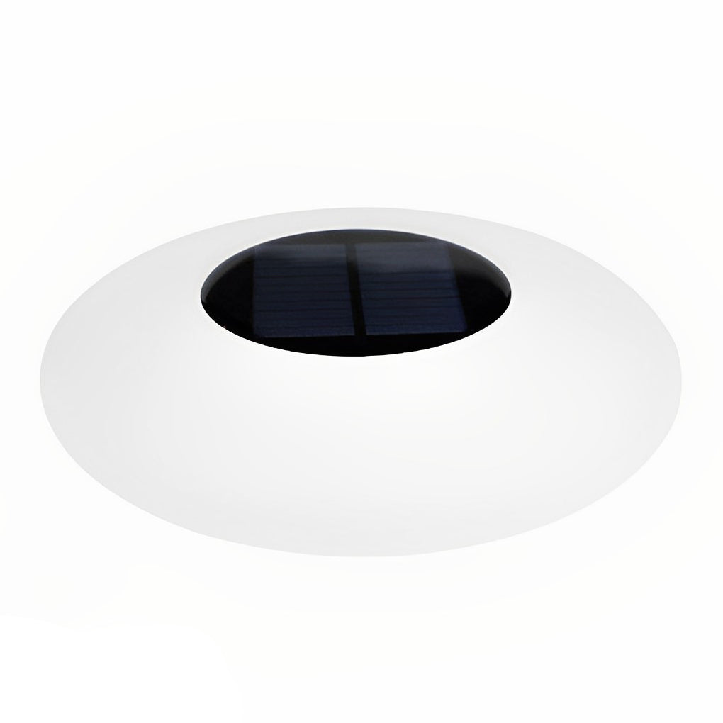 Floating pond lamp product view on white background