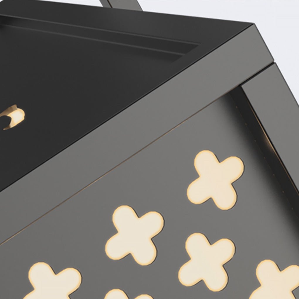 Floral Brown Stainless Steel Garden Light Waterproof Outdoor Lighting