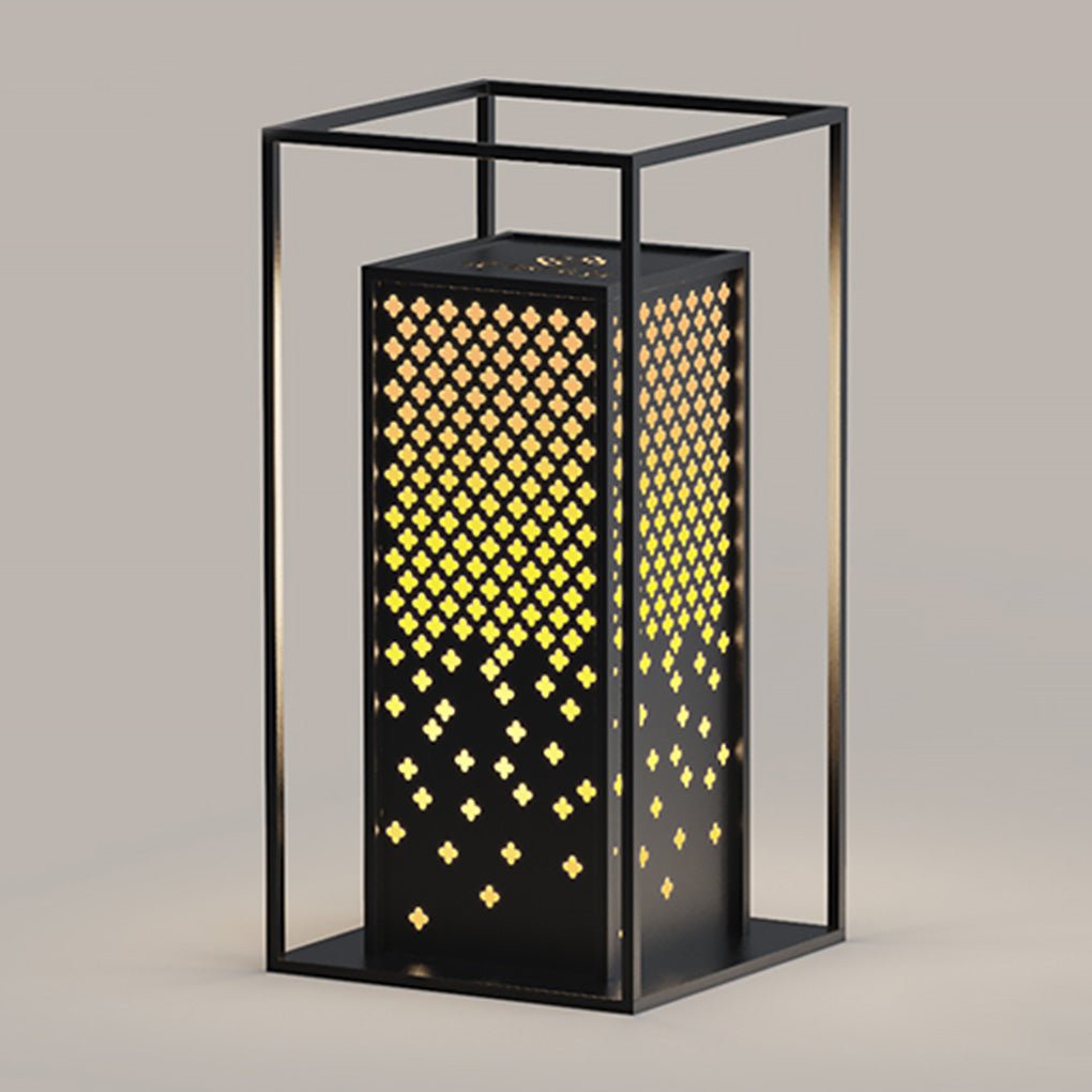 Floral Brown Stainless Steel Garden Light Waterproof Outdoor Lighting