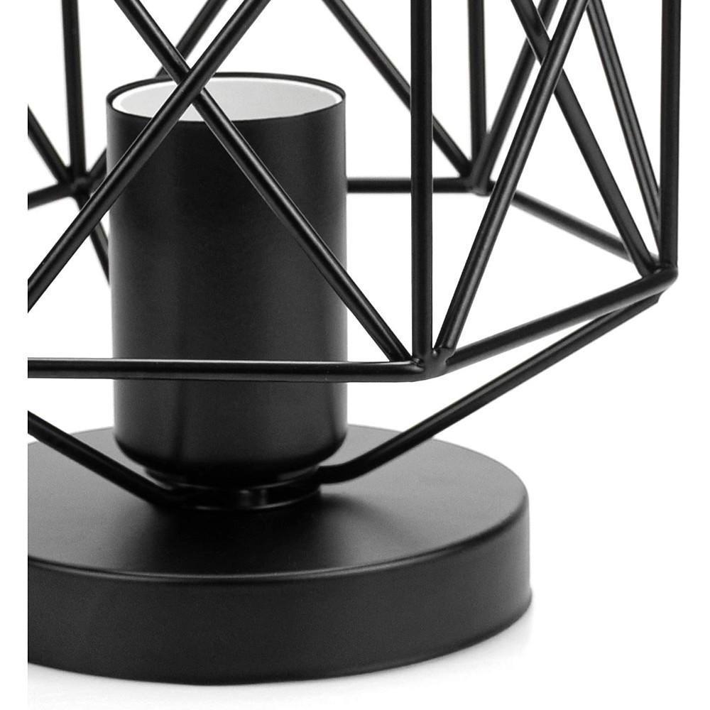 Wire Frame Lantern Outdoor Semi - Flush Mount Light Traditional LED Ceiling Light