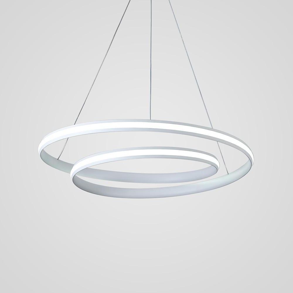 18'' LED 1-Light Adjustable New Design Chandelier LED Contemporary Aluminum PVC Circle Circle Design-dazuma