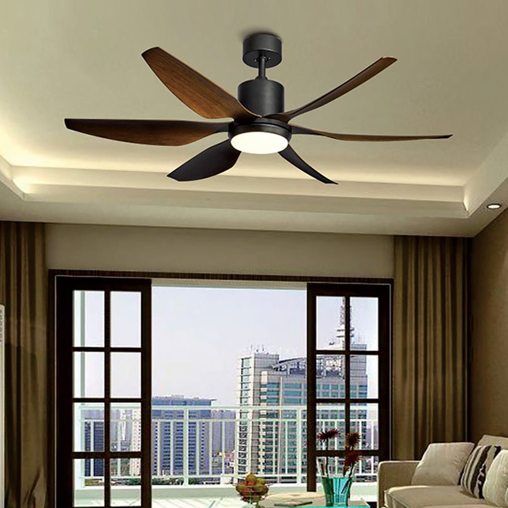 Frequency Conversion 66 Inch Silent Ceiling Fan Lamp 24W Dimming with Remote Control - Dazuma