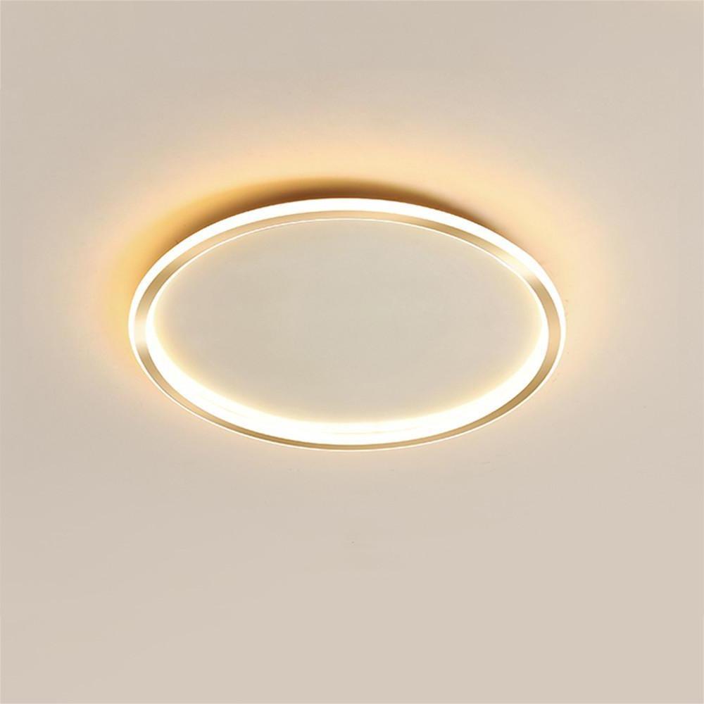 20'' LED 1-Light Geometric Shapes Flush Mount Lights Nature Inspired Contemporary Metal Silica gel Flush Mounts Semi Flush Mounts-dazuma