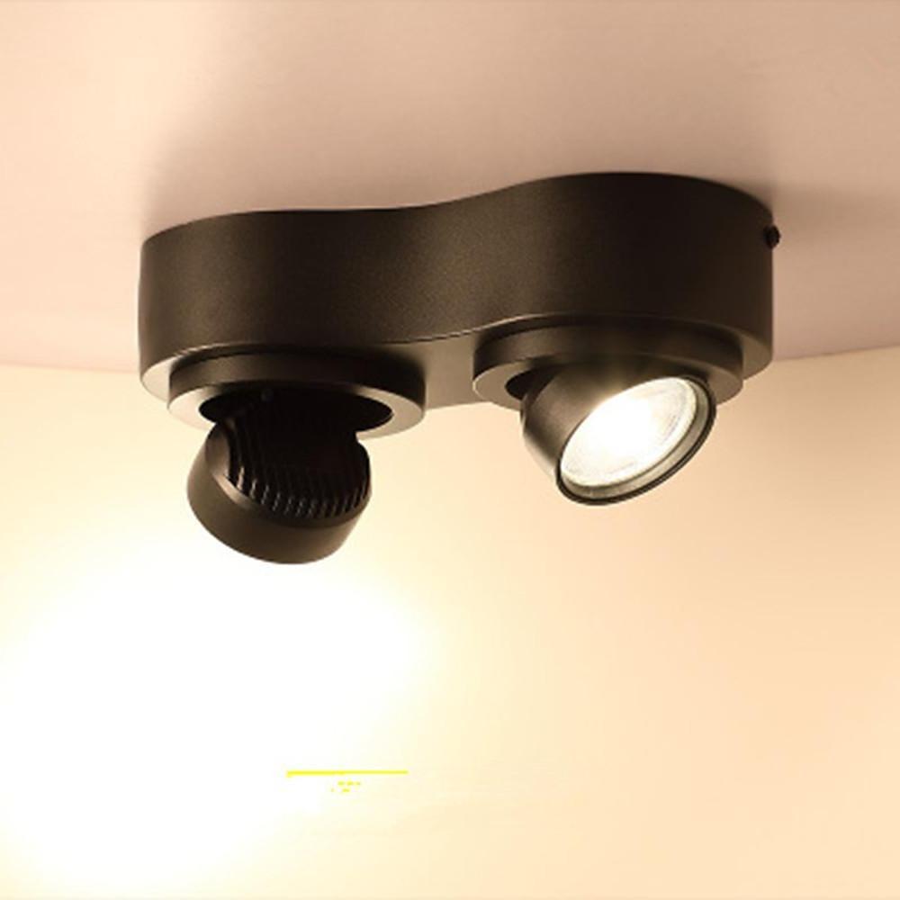 9'' LED 2-Light Geometric Shapes Flush Mount Lights Aluminum Acrylic Stylish Modern Style Flush Mounts Semi Flush Mounts