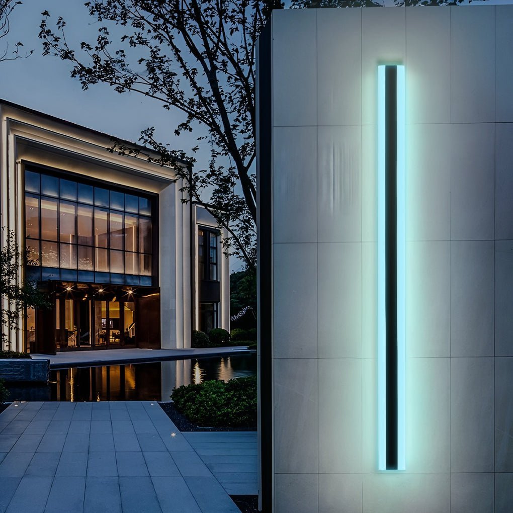 Gate wall light minimalist linear wall mount lamp for porch delivers durable performance and stylish outdoor illumination.