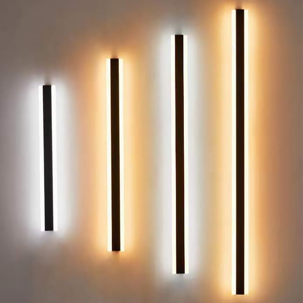 Gate wall light minimalist linear wall mount lamp for porch features a streamlined profile for modern outdoor spaces.