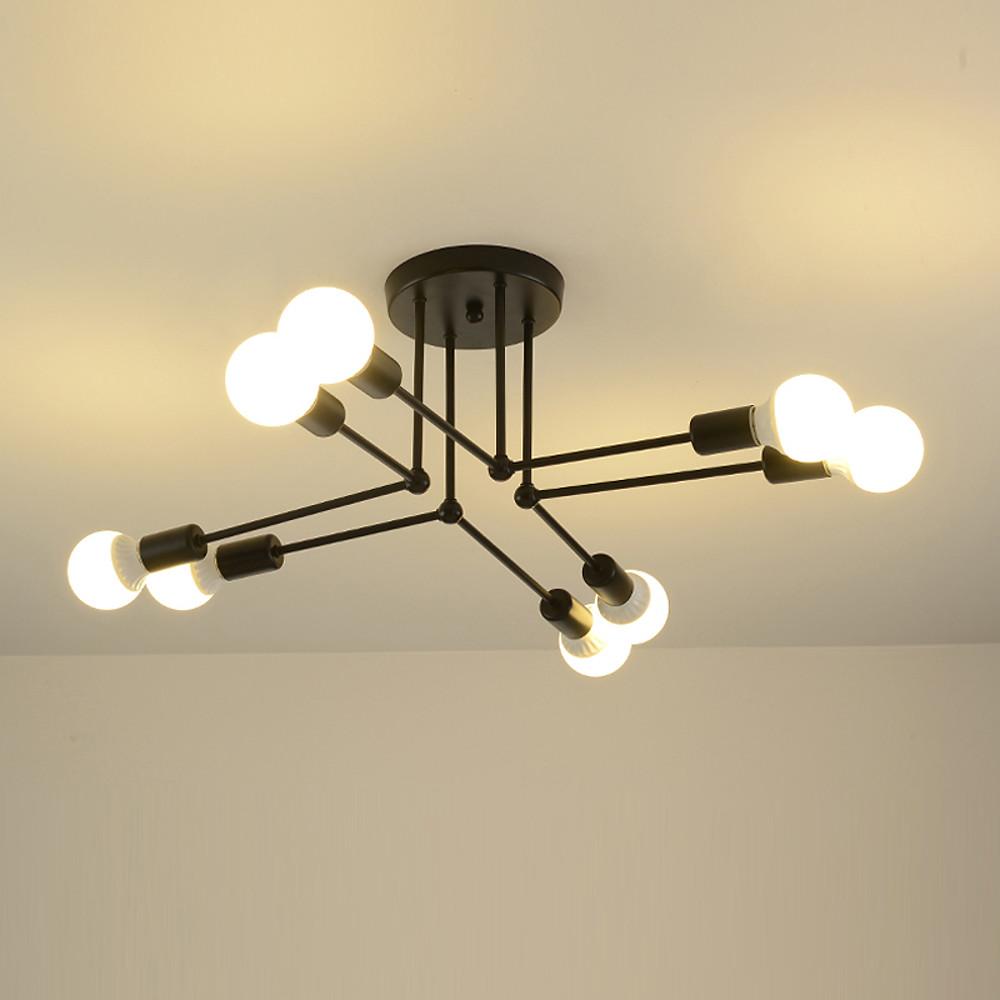 28'' LED Incandescent 8-Light New Design Flush Mount Lights Nordic Style Modern Metal Linear Ceiling Lights