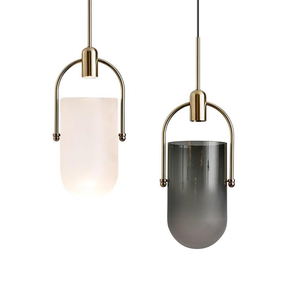 7'' LED 1-Light Single Design Pendant Light Nordic Style Metal Glass Modern Style Island Lights