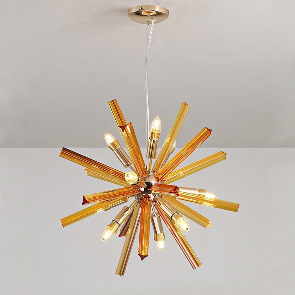 9 - light LED Metal Modern Pendant Lights Kitchen Island Lighting