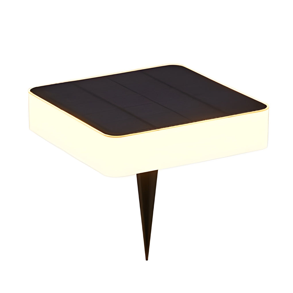 Ground solar lights with multiple units arranged for modern outdoor lighting.