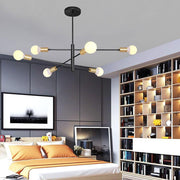 Luxurious 6 - Light Sputnik Chandelier with E27 Bulb Base - 41'' Dia x 31'' H