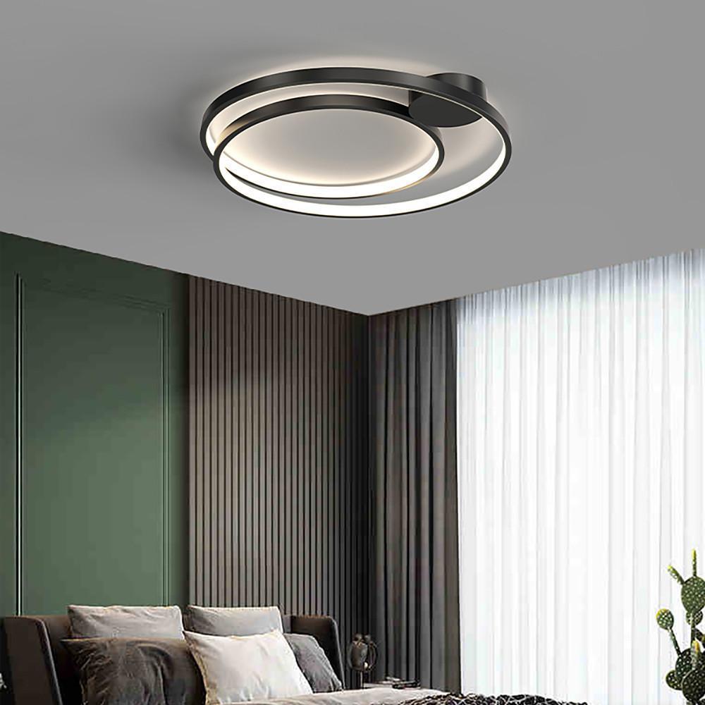 20'' LED 2-Light Single Design Flush Mount Lights Nordic Style LED Metal Acrylic Flush Mounts Semi Flush Mounts