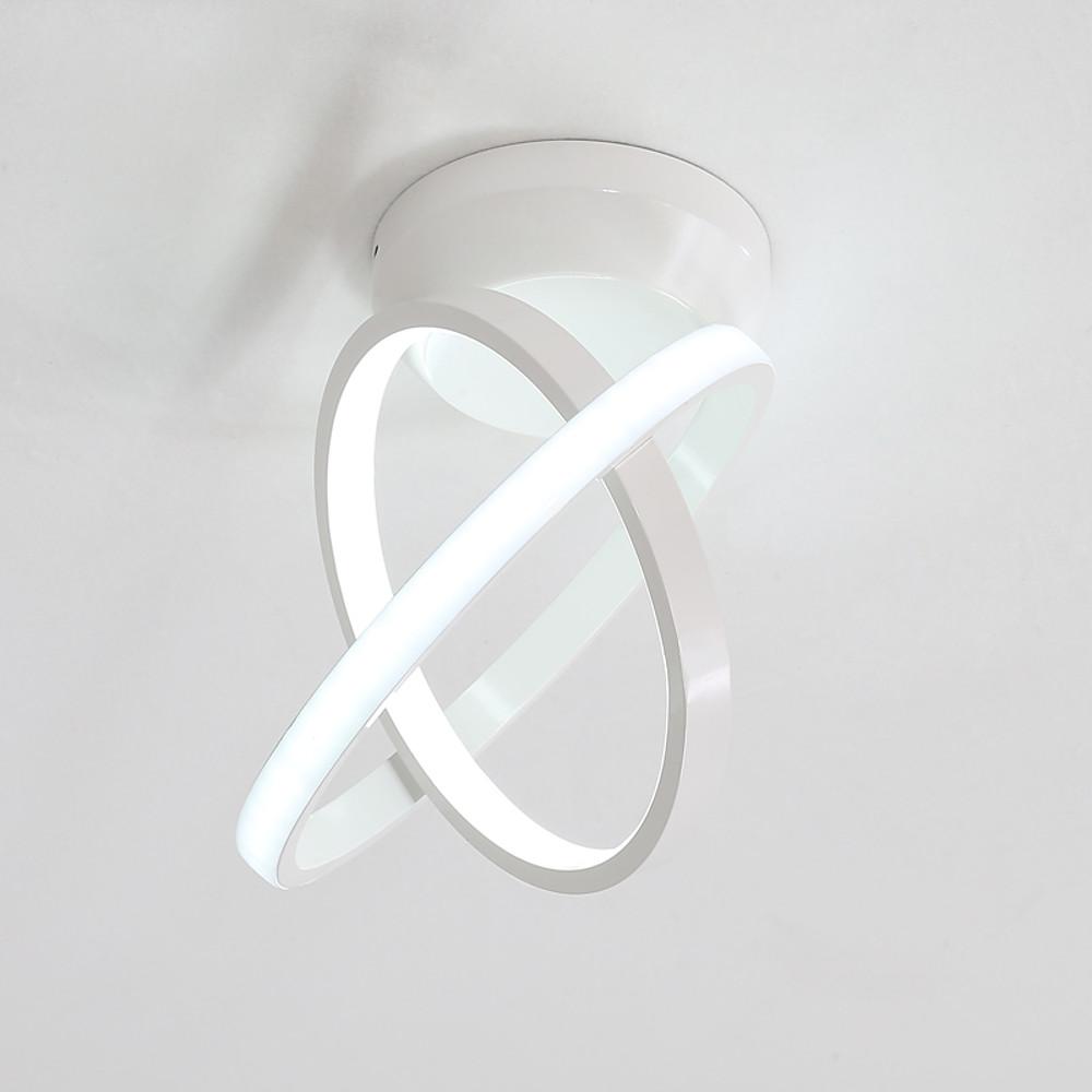 10'' LED 2-Light Flush Mount Lights Modern LED Metal Acrylic Novelty Linear Ceiling Lights-dazuma