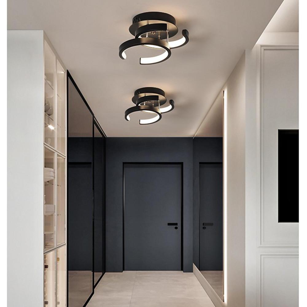 8'' LED 1-Light Geometric Shapes Dimmable Flush Mount Lights Modern LED Metal Acrylic Dimmable Ceiling Lights-dazuma
