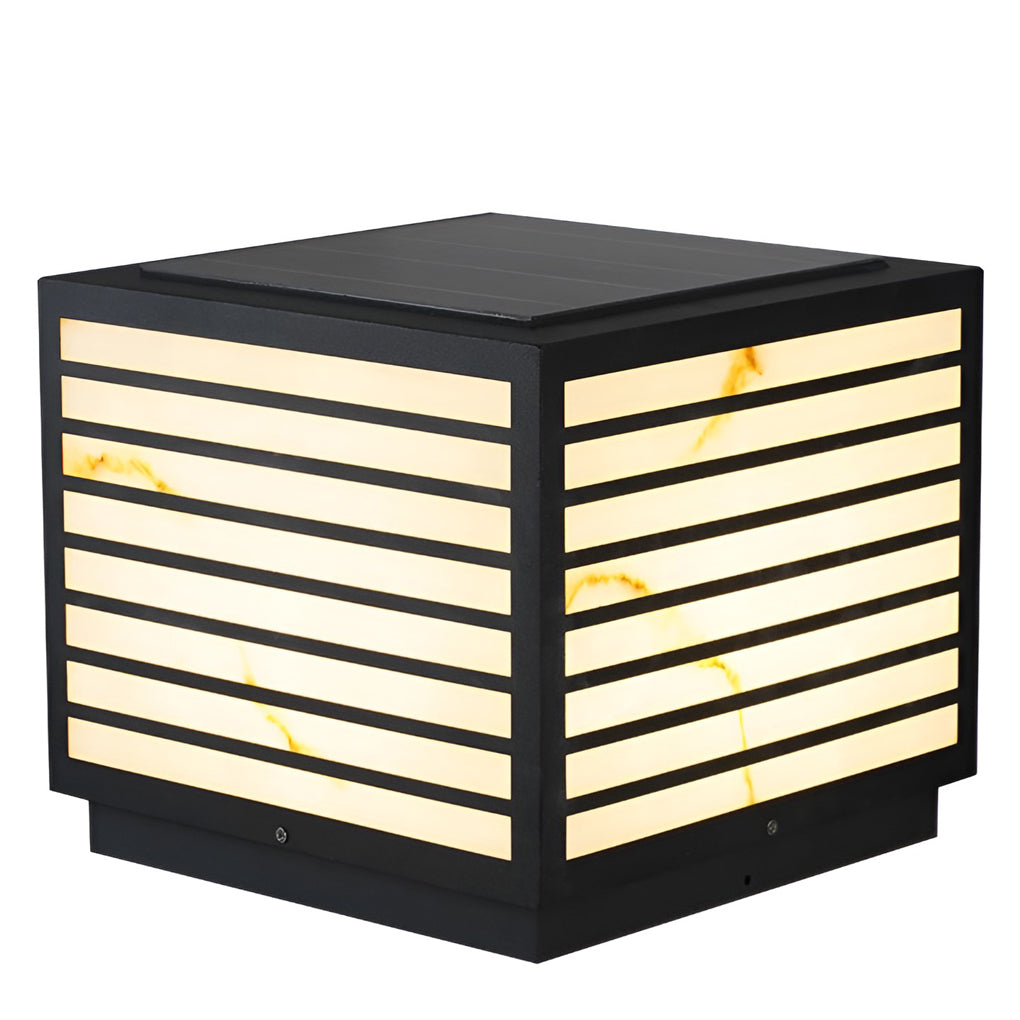 Cube-shaped home pillar light product front view