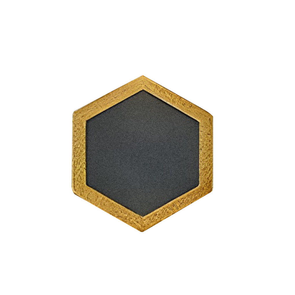 Honeycomb LED lights wall with top view highlighting unique hexagonal pattern.