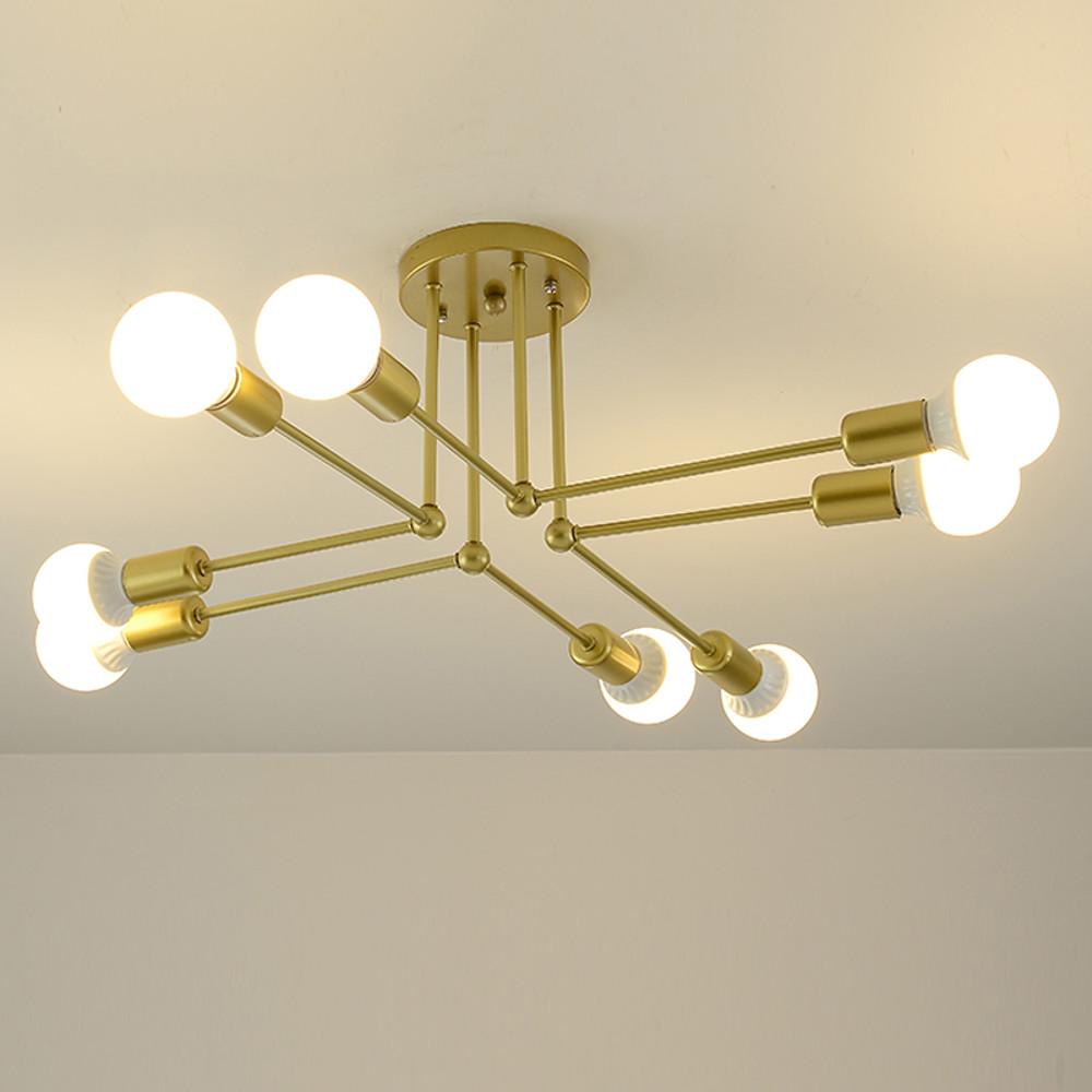 28'' LED Incandescent 8-Light New Design Flush Mount Lights Nordic Style Modern Metal Linear Ceiling Lights