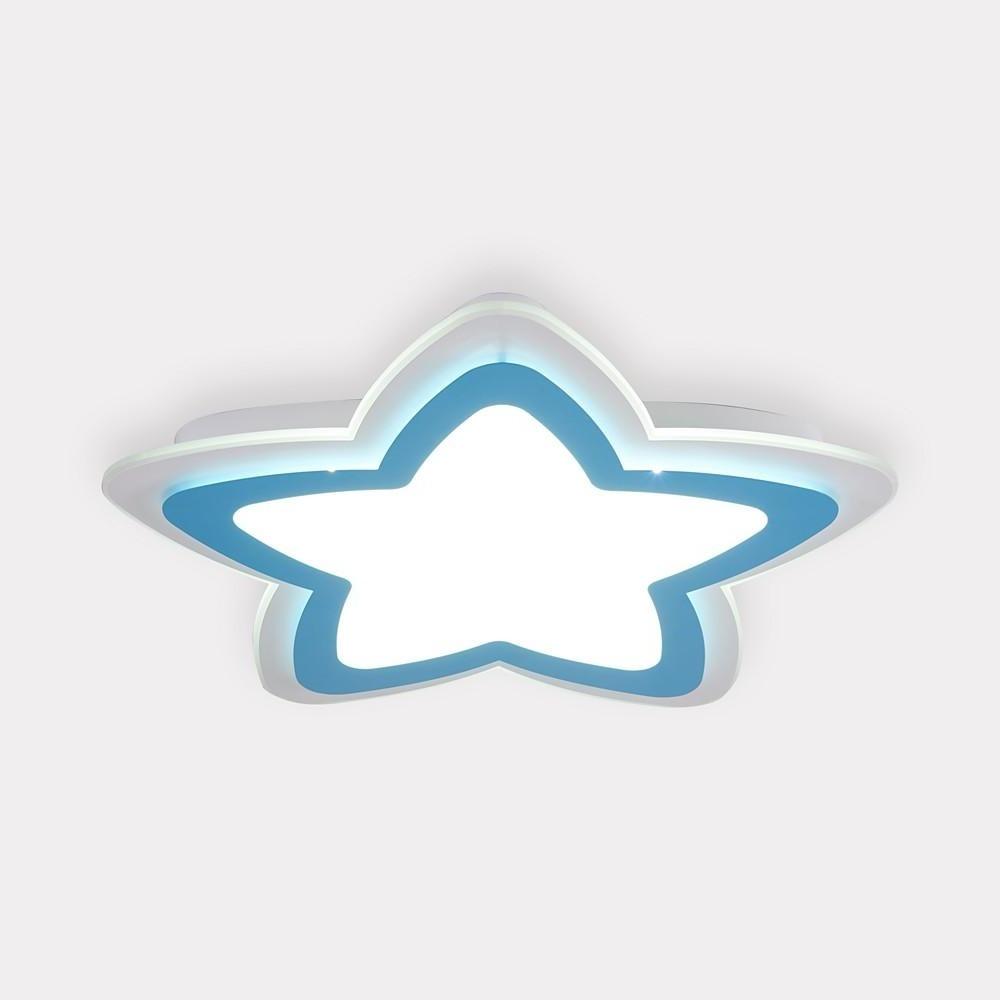 14'' LED 1-Light Flush Mount Lights Metal Acrylic Dimmable Ceiling Lights-dazuma