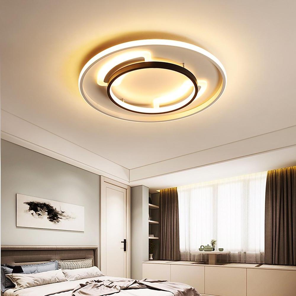 20'' LED 4-Light Cluster Design Flush Mount Lights Metal Acrylic Dimmable Ceiling Lights-dazuma