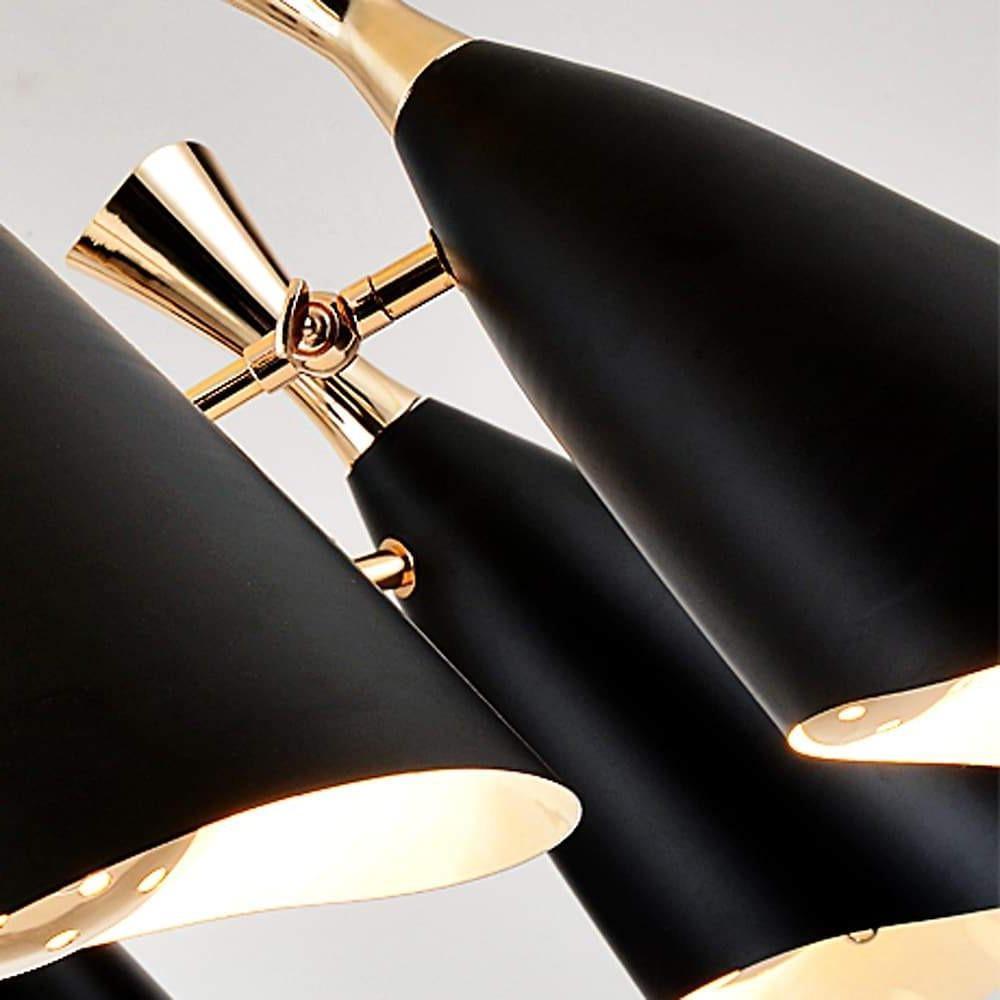 8 - light LED Electroplated Metal Nordic Chandeliers Ceiling Lights Fixture