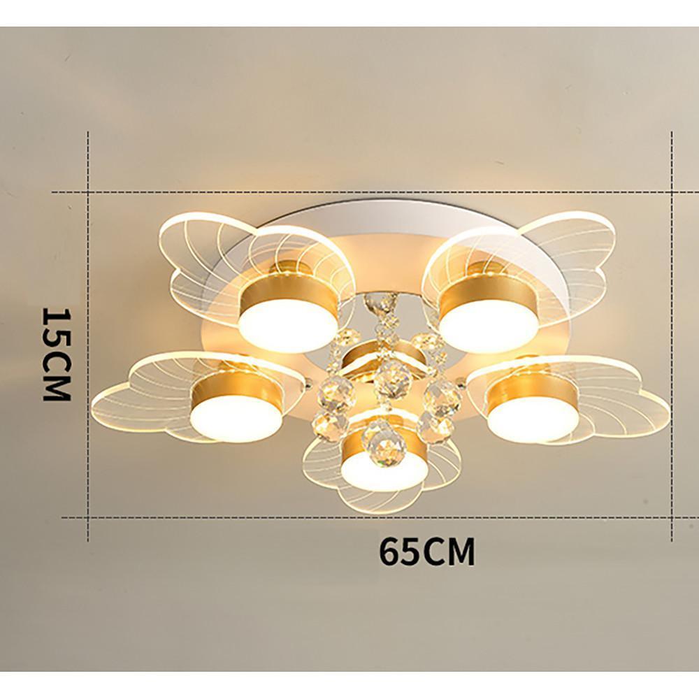 8 - light Flower Design LED Nordic Ceiling Lights Flush Mount Lighting