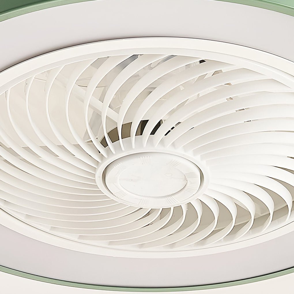 Inverter Bladed Ceiling Fans Light Intelligent Ceiling Fan Lamp with Remote Control Wind - guiding