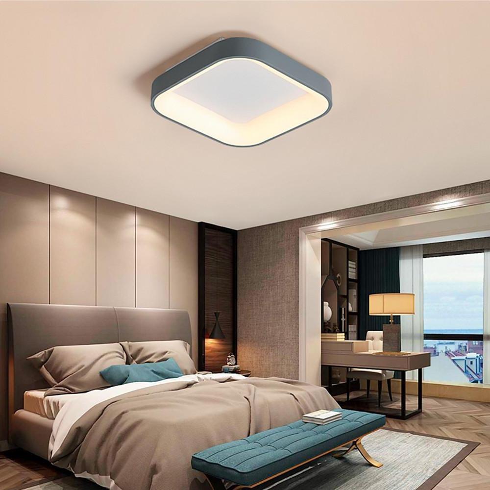 11'' LED 1-Light LED New Design Flush Mount Lights Modern Artistic Metal Acrylic Geometrical Ceiling Lights-dazuma