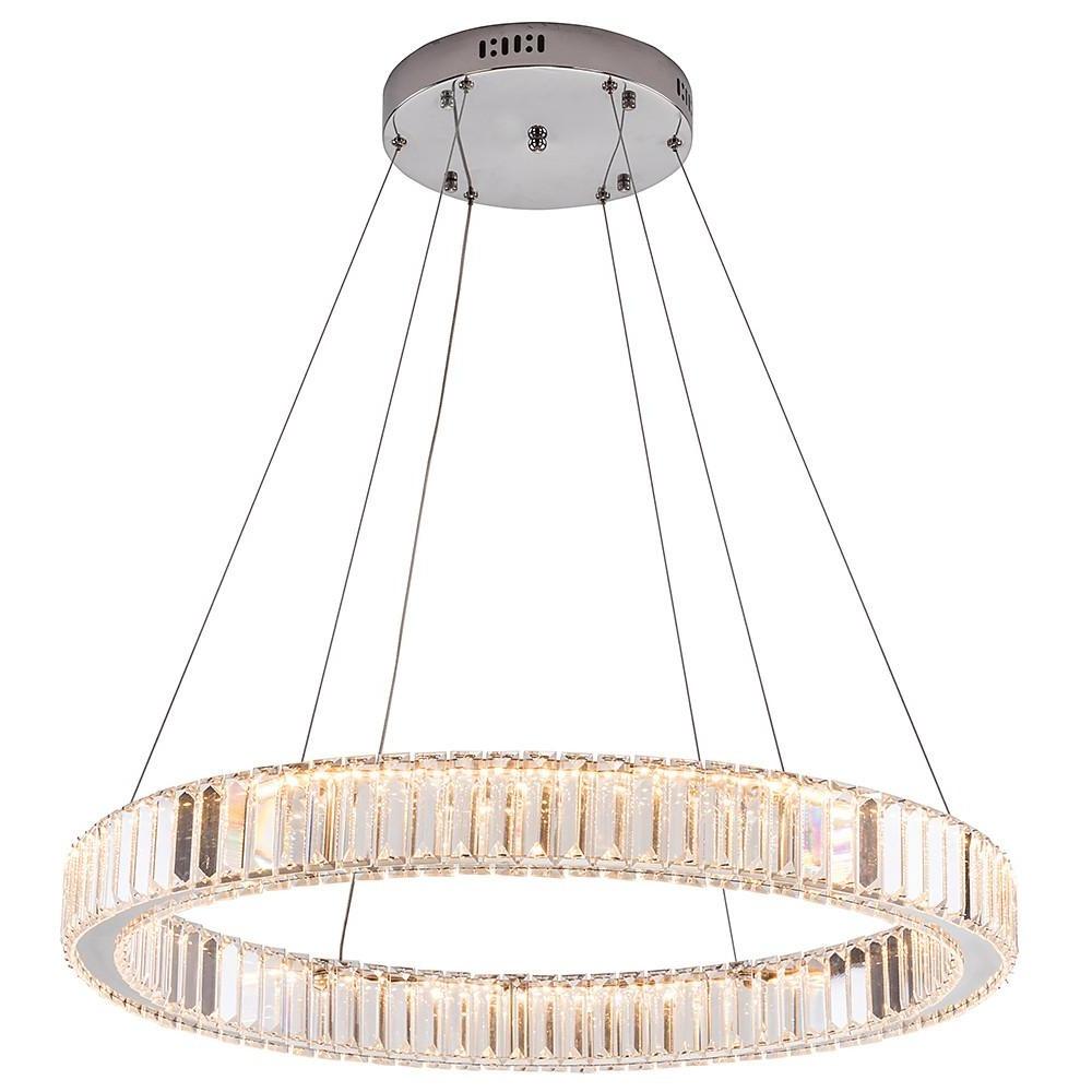 Luxury 1 - Light Ring Shaped Wagon Wheel Chandelier in Gold Finish