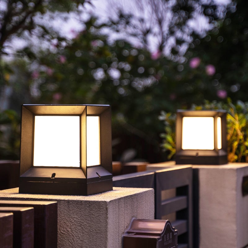 LED Solar Powered Outdoor Landscape Lights Post Lights Lawn Lights - Dazuma