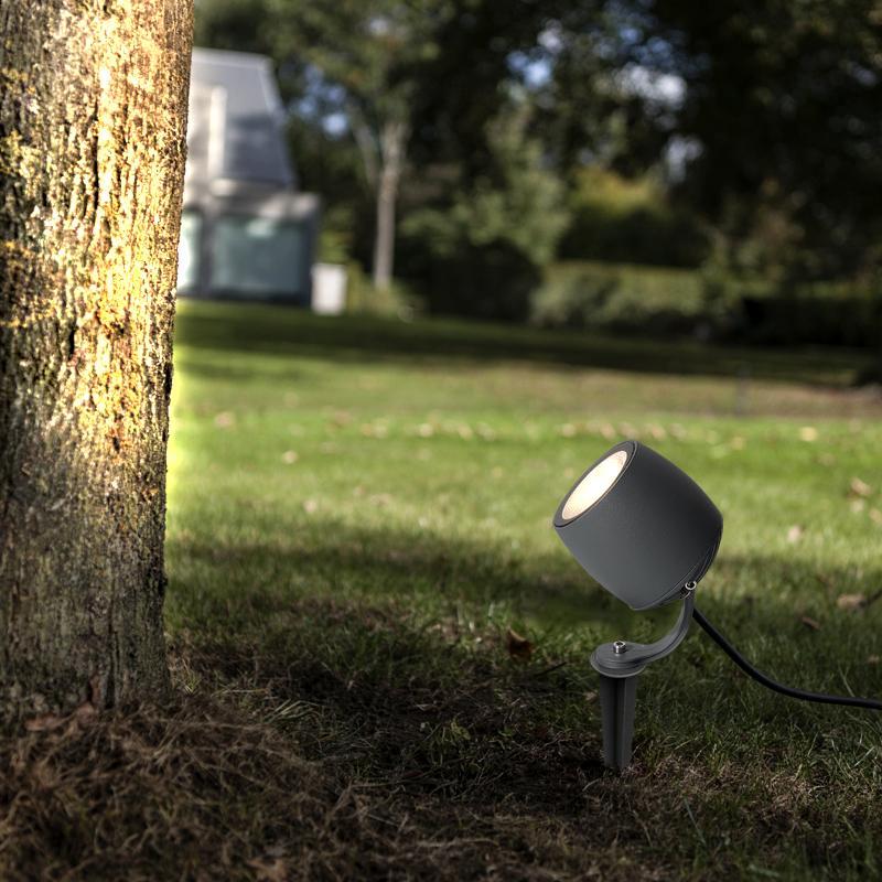 Gray Spotlights Outdoor Lighting Garden Light Lamp - dazuma