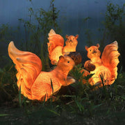 Resin Squirrel Outdoor Garden Light Modern LED Waterproof Landscape Lighting