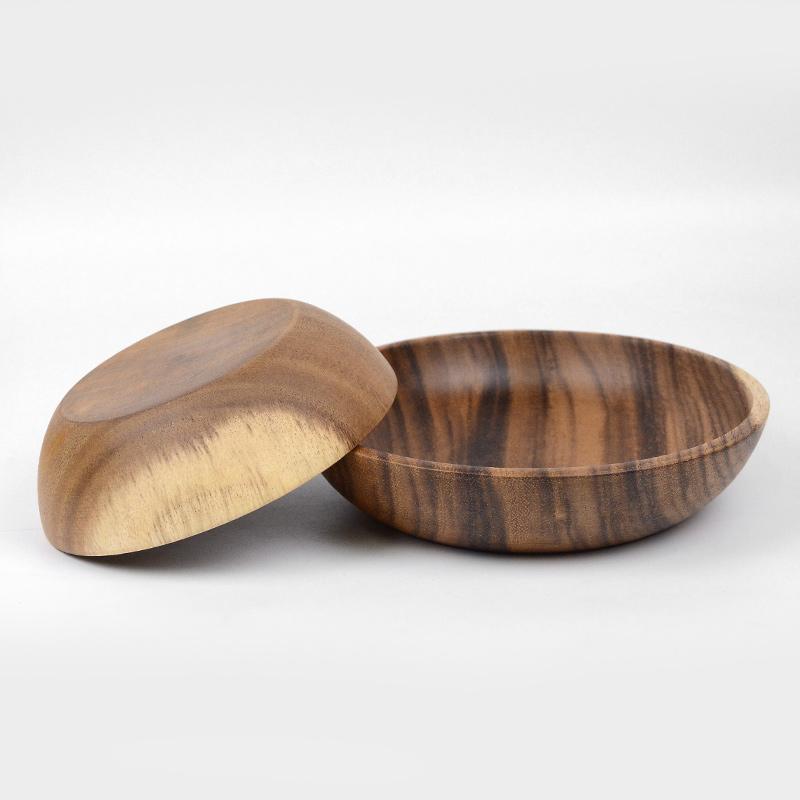 2-Piece Jujube Wooden Bowls Set - dazuma