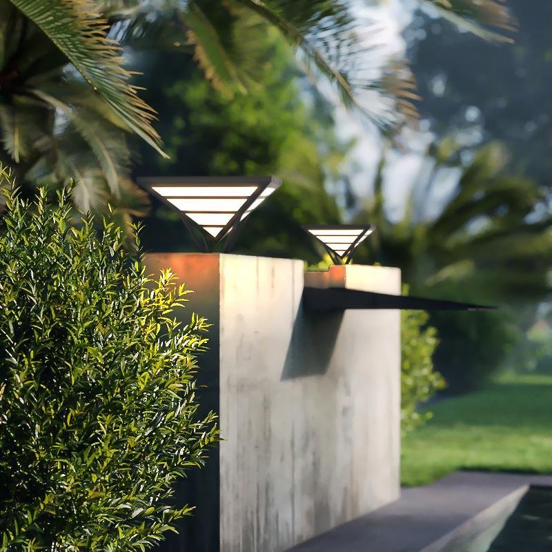 Outdoor Post Light Lamp for Garden Entrance - Dazuma