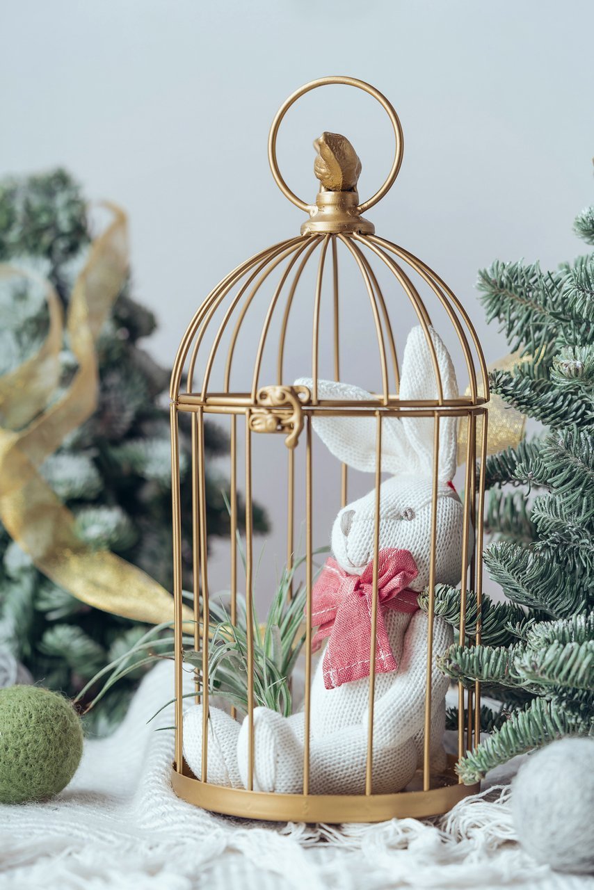 Gold Crown Shaped Iron Candle Holder