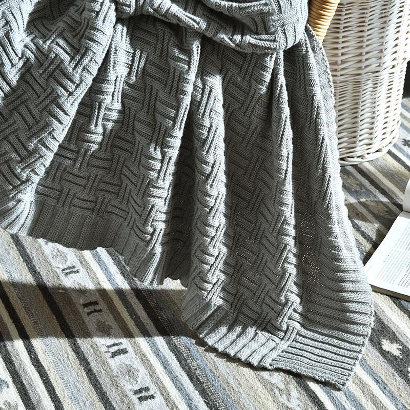 Textured Cotton Blanket - dazuma