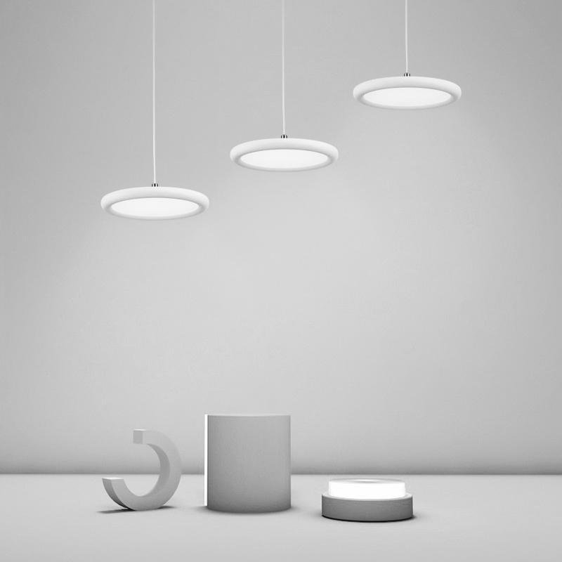 3 Piece Set Geometric Shaped Modern Pendant Light Fixtures Ceiling Lights