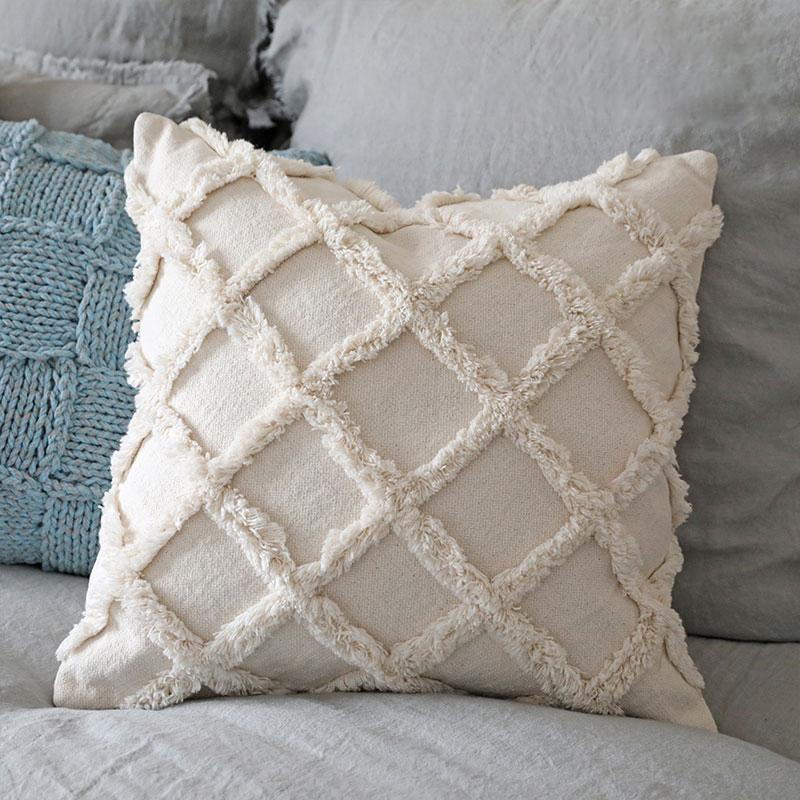 Bohemian Style Square Cotton Decorative Cushion Cover for Sofa - dazuma