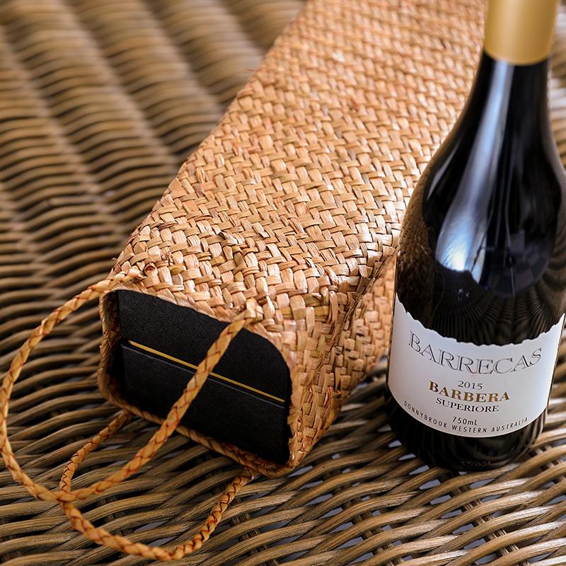 Rustic Storage Bag Wine Hamper