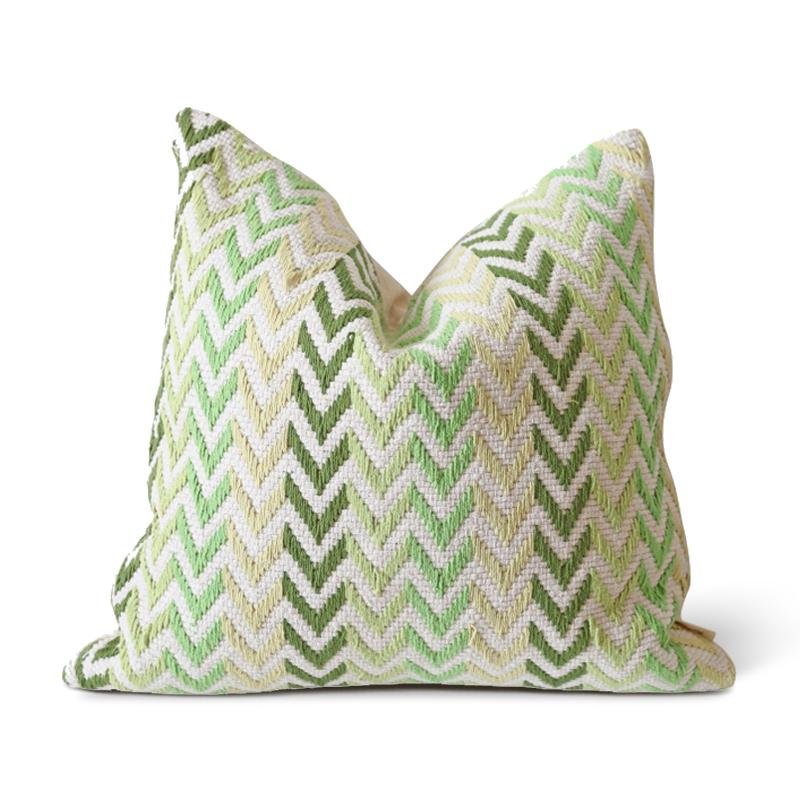 Modern Farmhouse Geometric Patterned Pillow Cushion Cover