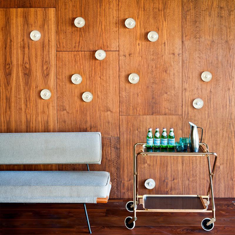 Transparent Rustic Outdoor Glass Wall Lights Waterproof LED Lighting