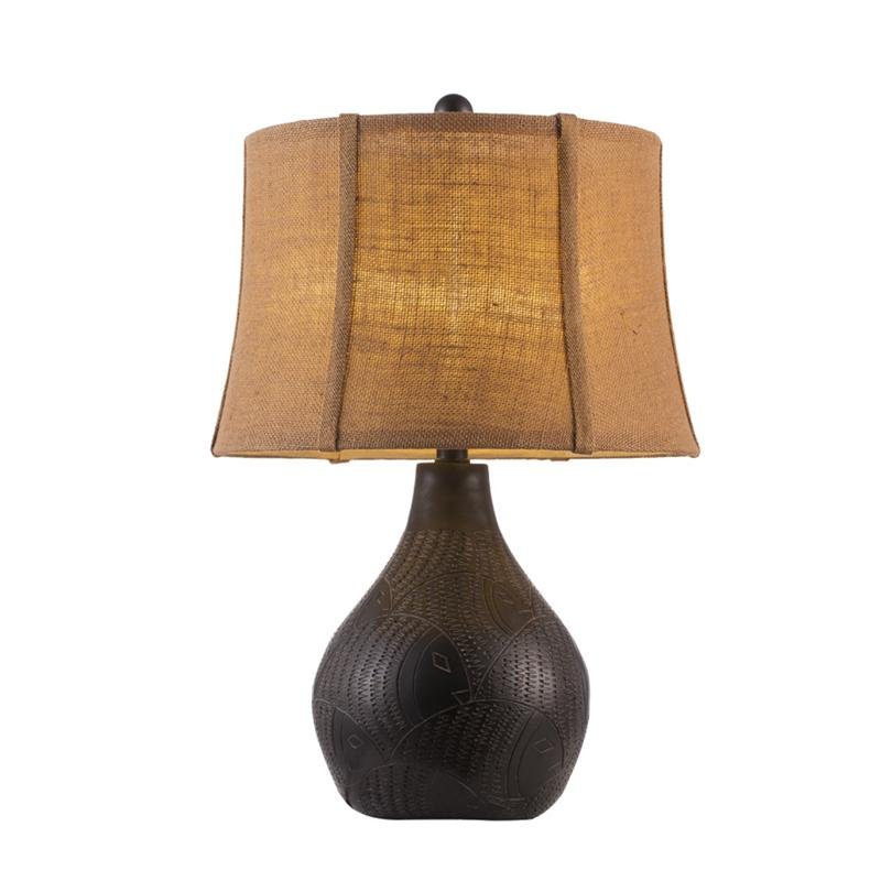 Farmhouse Brown Table Light Lamp - dazuma