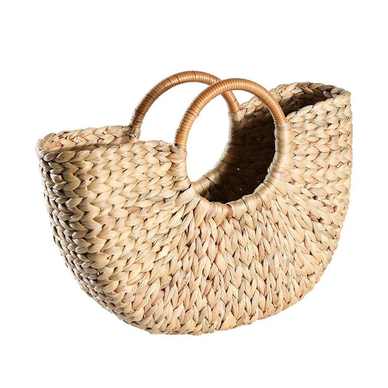 Farmhouse Burlywood Storage Bag Storage Basket