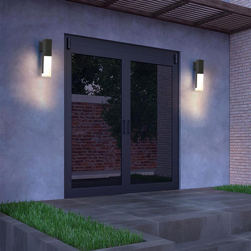 Steel Outdoor Lighting Garden Wall Light Lamp - dazuma