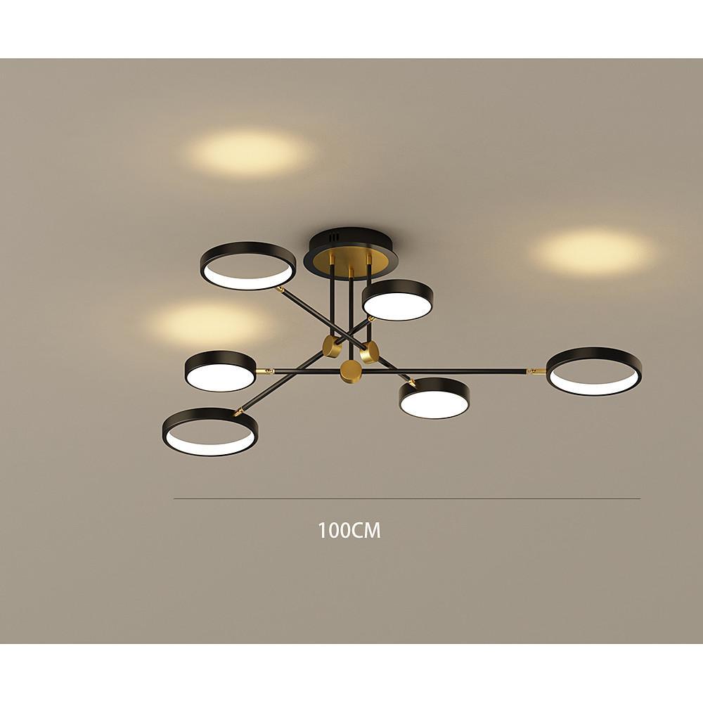 Circular 8 - light Design LED Nordic Flush Mount Ceiling Light Chandeliers