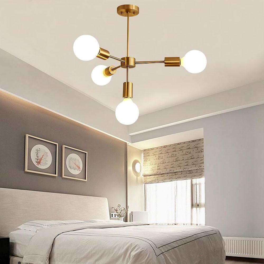 Luxurious Gold 4 - Light Pendant Light - Modern 27'' Ceiling Fixture