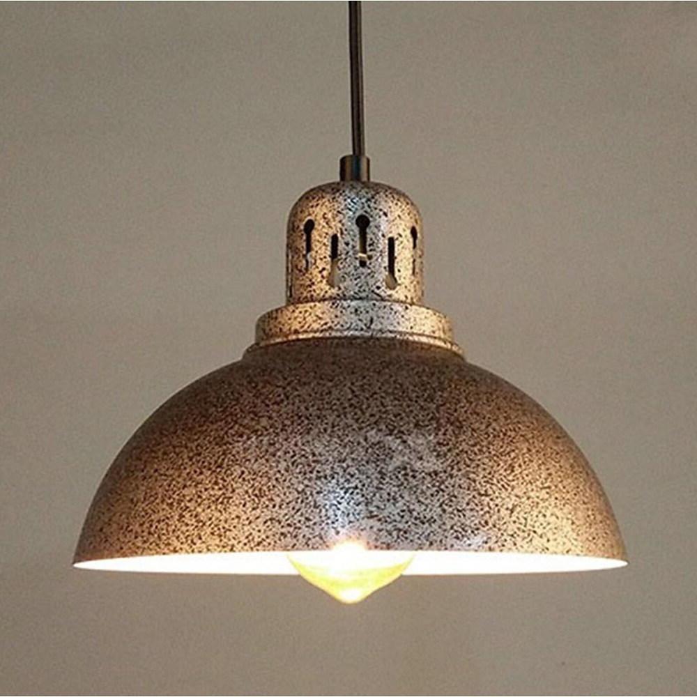 8'' LED 1-Light Single Design Pendant Light Vintage Metal Island Lights